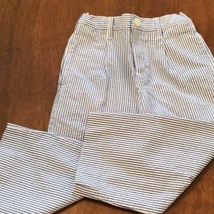 Talbots kids seersucker slacks ADORABLE
